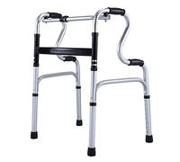 Walker Assist Mobility Support Device Aluminum Alloy for The Elderly Mobility Needs Lightweight Foldable Walking Stick Chair Walker with seat (A)