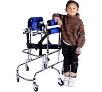 Walker Children with Cerebral Palsy,Walker for Disabled Adults/Seniors Rehabilitation Training Walking e with Height Adjustable Mobility Aids Walkerlue(Blue Girl) (Blue Girl)
