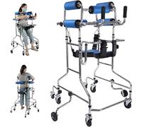 Walker Children with Cerebral Palsy,Walker for Disabled Adults/Seniors Rehabilitation Training Walking e with Height Adjustable Mobility Aids Walkerlue(Blue Girl) (Walker for Seniors)