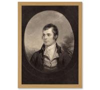 Artery8 Walker Cousins Nasmyth British Robert Burns Scottish Bard Poet Artwork Framed Wall Art Print A4
