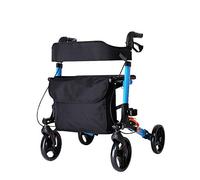 Walker,Electric Wheelchair Folding Rollator Walker - 4 Wheel Medical Rolling Walker with Seat & Bag - Mobility Aid for Adult, Senior, Elderly & Handicap It's