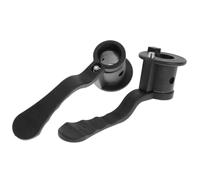 Walker Folding Lock Switch Latch for Black Plastic 2pcs Rotary Handle | Ergonomic Thumb Press Operation, Enhances Safety Stable Engagement, for Elderly and Rehabilitating Users