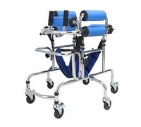 Walker for Children with Cerebral Palsy Portable Cerebral Palsy Stand Upright for, Height Adjustable Aluminium Rollator,Lower Limb Rehabilitation,Walking Frame with 8 Wheels