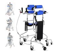 Walker for Children with Cerebral Palsy Portable Cerebral Palsy Upright for Adjustable Walking Frame for Disabled,Hemiplegia Rehabilitation Aid, Adjustable Height and Width