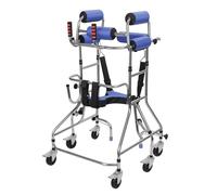 Walker for Seniors Folding Walkers,Standing Walker for Seniors, Hemiplegia Rehabilitation Standing Frame, 2024 New Walkers Aid for The Disabled, Walking Assistance Devices Haku (Blue Haku)