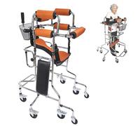 Walker for Seniors Hemiplegia Rehabilitation Standing e Adult Walker Walking Aid for The Disabled Adjustable Height, 8 Wheels, Men's [Energy Class A]