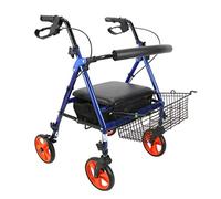 Walker for Seniors Rollator Wheel Rollator for Elderly Disabled Pulley Folding Cart Walking Walker Shopping Cart kxtmm