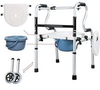 Walker for Seniors Walking Frame,Wheelchair, Rehab for Seniors,Old People,Lightweight Aluminum Rollator, Adjustable Rolling Walker with Seat for Elderly, Disabled,Sp,2