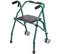 Walker Four-Legged Crutches Rehabilitation Walking Frame with Seat Plate Non-Slip Walking Stick with Hospital Walker Elderly kxtmm