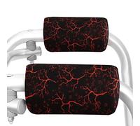Walker Handle Cushions Universal Walker Hand Grip Covers with Strap Soft Foam Padding Walking Crutches Cover