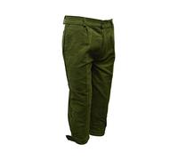 Walker & Hawkes - Mens Moleskin Shooting Plus Twos Breeks Trousers - Olive - 34