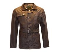 Walker & Hawkes - Men's Wax Grafton Motorcycle Jacket - Brown - 2X-Large