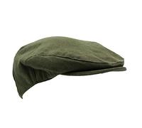 Walker & Hawkes - Moleskin Shenmore Flat Cap - Olive - M (58CM)