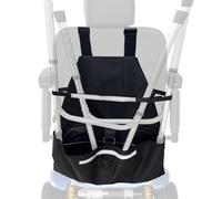 Walker Holder for Mobility Scooters & Power Chairs - Rollator Stand Support Storage Accessories, 24.4" L x 25”W x 11.4”D