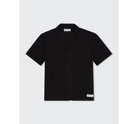 Walker & Hunt Men's Oversized 'Serenity' Shirt in Black | Size: Large Walker & Hunt Black L