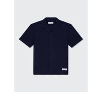 Walker & Hunt Men's Oversized 'Serenity' Shirt in Navy | Size: Large Walker & Hunt Navy L
