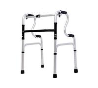 Walker, Lightweight Aluminium Wheeled Folding Walking Frame with Arm Rest Mobility Aid Lower Limb Trainer Standard Walker It's so Kind of You