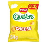 Walker Quavers Cheese Snack Crisp 54g (Pack of 18)