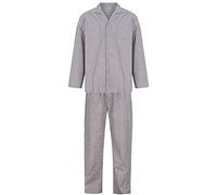 Walker Reid Stripe Pyjamas WR88826 Grey 4XL