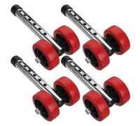 Walker Replacement Wheels Stainless Steel 8 Height Adjustable 4pcs