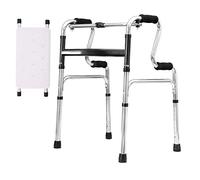 Walker, Rollator Walker Walking Mobility Aid with Bath Plate Standard Walkers for Seniors Height Adjustable Lightweight Walking Frames kxtmm