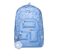Walker school backpack with laptop compartment Fame Ace Backpack 28L Floral Adventure light blue