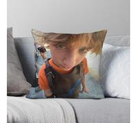 Walker Scobell Percy Jackson Square Pillowcase Polyester Linen Velvet Creative Zip Decor Sofa Cushion Cover