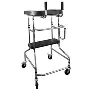Walker,Sit to Stand Walkers, Cerebral Palsy Disability Adult Seniors, Walker Glides with 4 Wheel, Armrest, Seat, Backrest, Handle kxtmm