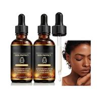 Walker Skin Protect Serum for Black Women,Anti-Aging Face Serum For Dark Circles & Fine Lines,Advanced Firming Face Serum To Reduce Wrinkles,With Black Castor Oil,Hydrating,Natural Ingredients (2 Pcs)