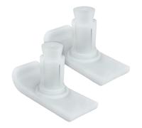 Walker Skis - Anti Slip Glide Feet Pads | 2 Piece Walking Frame Foot Mat with Heavy Support Features for Asphalt Pavement Sidewalks and Outdoor Mobility Assistance, 3.46x1.38x2.36 inches