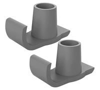 Walker Slide Ski - Rubberized , Friction-Reducing Tracks | Non Ski Bottom Thick Composite Ends Reinforced Anti Pull Shapes Lightweight Microslides Rounded Foot Caps for Reliable Elderly Indoor