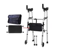 Walker,Standing Rehabilitation Adult Medical Upright Walker Lower Limb Training Standing Rehabilitation Multifunction Cane with Wheels and Seat Crutch kxtmm