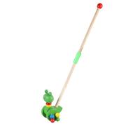 Walker Toy - Wooden Folding Educational Activity, Stability Assist Push Pull Trainer, Interactive Learning Center, Classic Timber Motion Station - For Boys Girls Indoor Outdoor