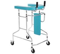 Walker, Walker for Disabled Adults with Cerebral Palsy, Adjustable Height Stand Upright Walkers Glides, Outside Indoor All Terrain, Load 100kg(220 lbs) kxtmm