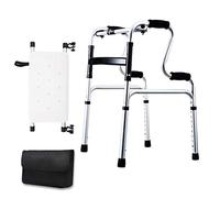Walker, Walkers for Seniors Heavy Duty, Lightweight Adjustable Height Aluminum Step Assist, Non-Slip in Inside Outside House kxtmm