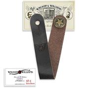 Walker & Williams AT-1 BRN Brown Acoustic Guitar Strap Button Headstock Adaptor
