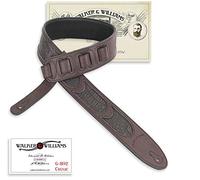 Walker & Williams G-802 Soft Cognac Leather Strap with Gator Inserts & Padded Back