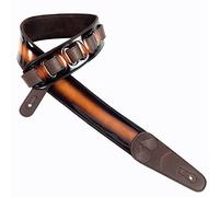 Walker & Williams GR-01 Sunburst Guitar Strap with Pick Pockets & Padded Velour Back