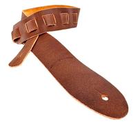 Walker & Williams STR-07 Distressed Bomber Jacket Italian Leather Guitar Strap