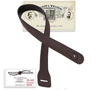 Walker & Williams XL-60 Brown Guitar Strap Extender Lengthens Many Brands of Straps Up To 60"