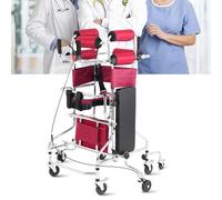 Walker with Wheels and Seat,Medical Walkers with Wheels,with Handbrake,Height and Width Adjustable,8 Wheels,Anti-tip,Suitable for People with Reduced Mobility(Women's)