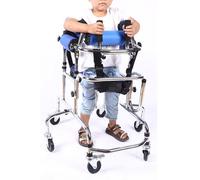 Walkers Aids for Child, Stand Upright Walker Children with Cerebral Palsy, Height Adjustable Hemiplegia Stroke Rehabilitation Standing Frame Walker Aid for The Disabled