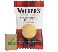 Walkers All-Butter Shortbread Rounds - Individually Wrapped Portion Packs 11g - Pack Of 25
