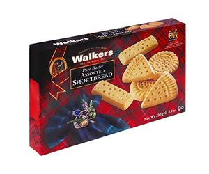 Walkers Assorted Shortbread 250 G (Pack of 3)