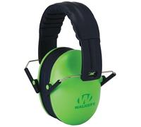 Walker's Baby and Kid's Folding Muffs Passive Hearing Protectors - Lime Green