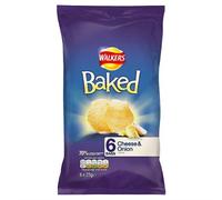 Walkers Baked Cheese & Onion Crisps 25g per Pack Case of 15