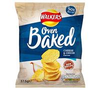 Walkers Baked Cheese & Onion Snacks 37.5g (Pack of 32 x 37.5g)