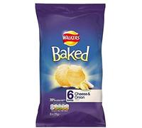 Walkers Baked Cheese & Onion Snacks 6x6x25g