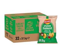 Walkers Baked Salt & Vinegar Snacks Crisps 32 x 37.5g