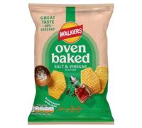 Walkers Baked Salt & Vinegar Snacks Crisps 32 x 37.5g